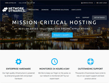 Tablet Screenshot of networkdynamics.com.au